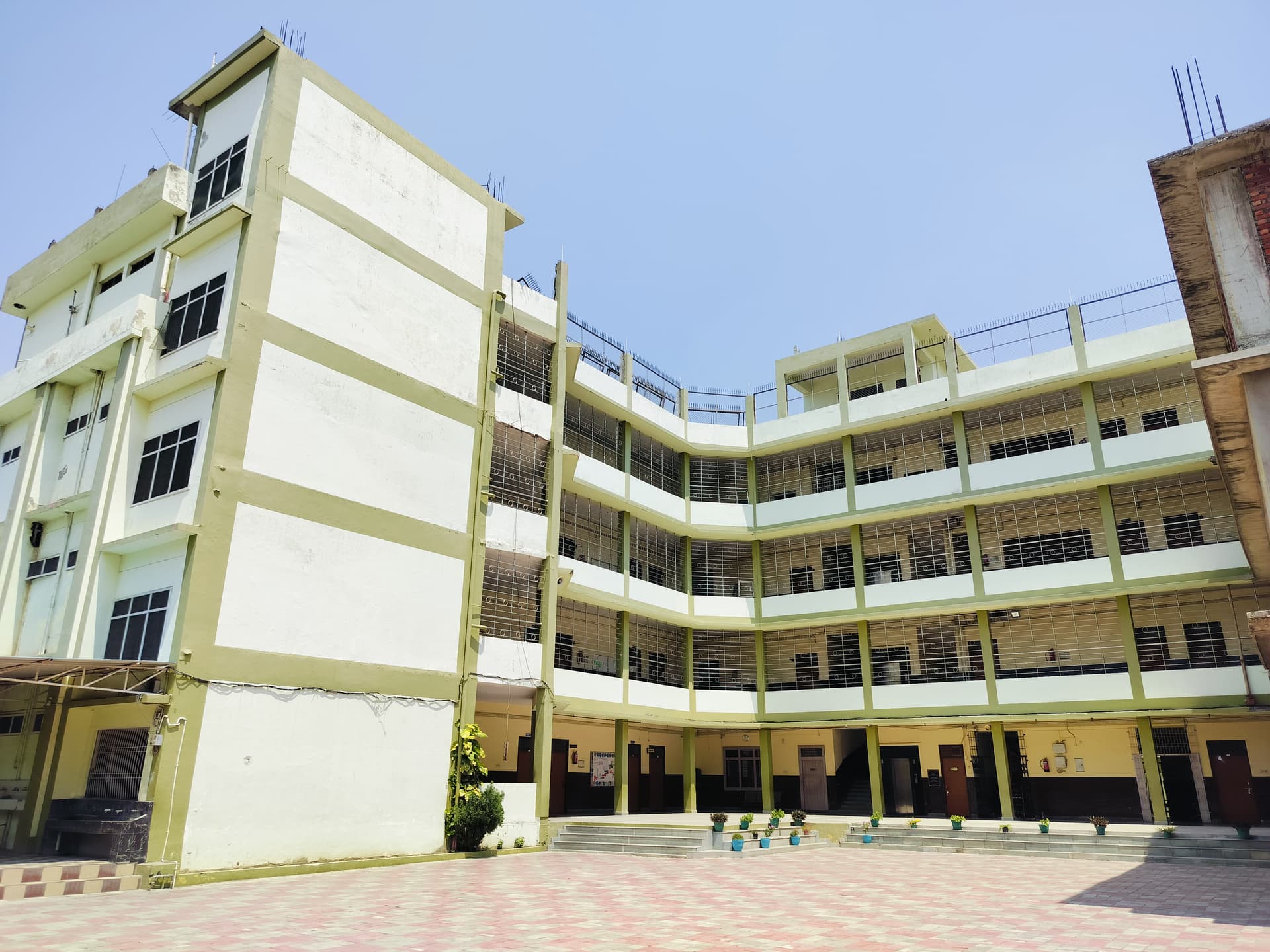 School campus view